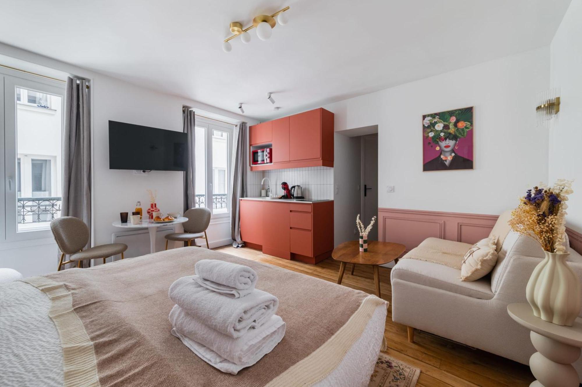 Grand Studio Refait A Neuf Paris 16 - 4P - Flat-Guest Eksteriør billede